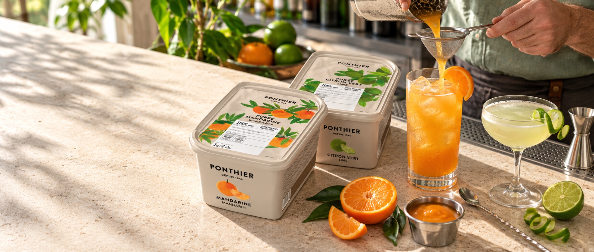 Ponthier Mandarin ve Lime püreleri