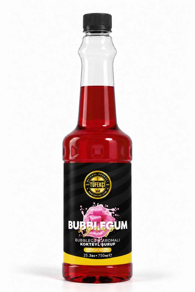 By Tüfekçi Bubblegum Şurubu 750 ml