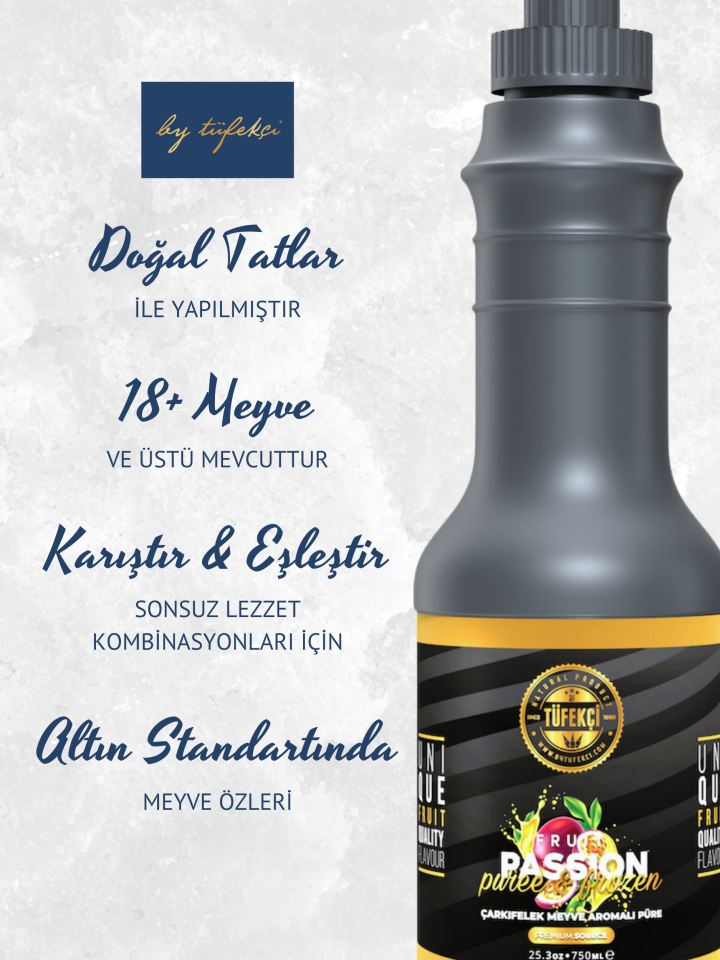 By Tüfekçi Limon Meyve Püresi 1000 g – görsel 5