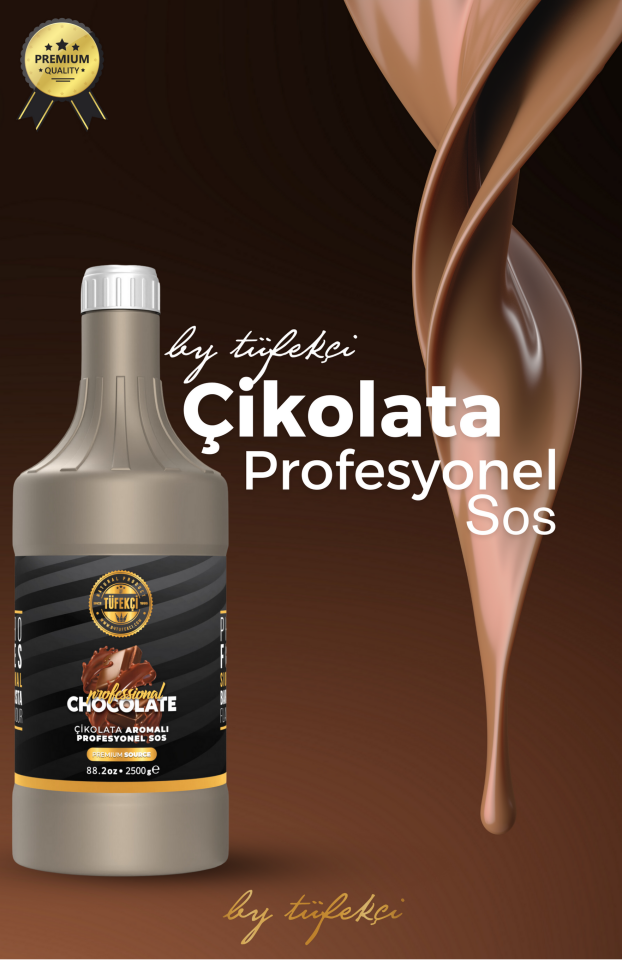 By Tüfekçi Çikolata Profesyonel Bar Sos 2500 g
