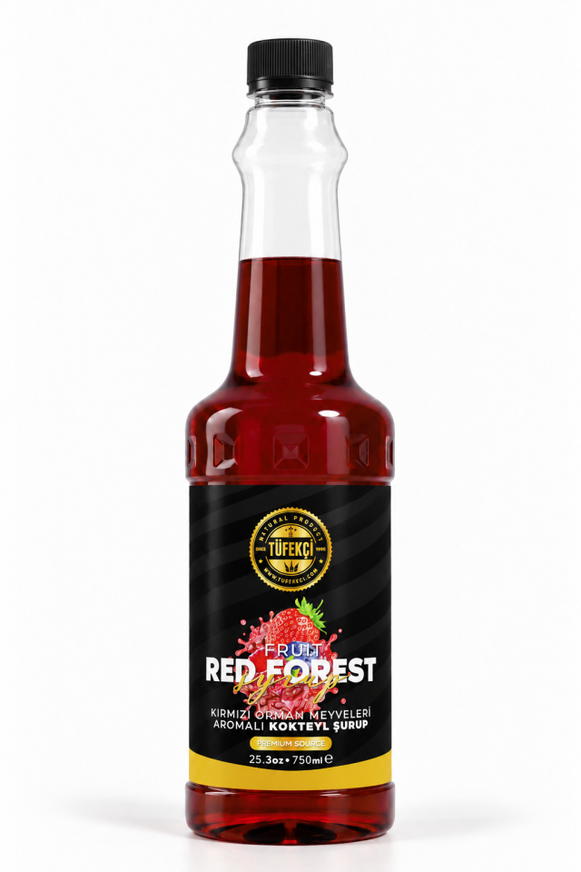 By Tüfekçi Kırmızı Orman Meyveleri Şurubu 750 ml