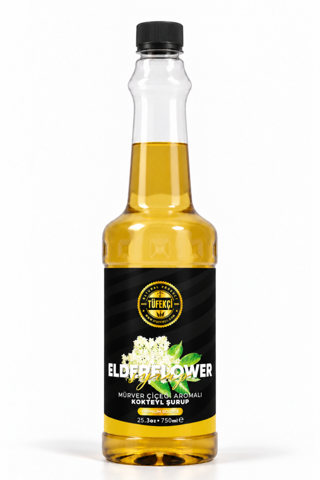 By Tüfekçi Mürver Çiçeği Şurubu 750 ml