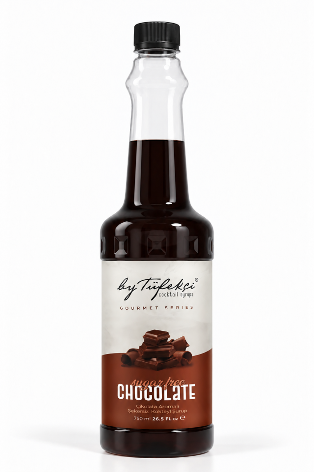 Şekersiz Çikolata Şurubu 750 ml