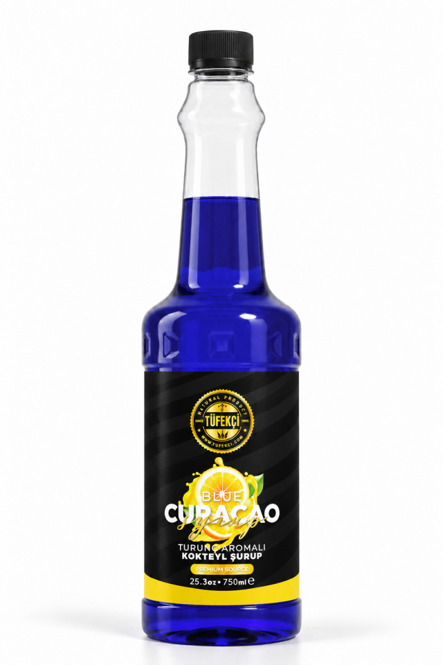 By Tüfekçi Blue Curacao Şurubu 750 ml