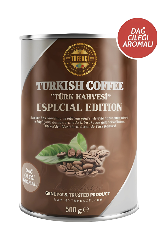 By Tüfekçi Dağ Çileği Aromalı Türk Kahvesi 500 g