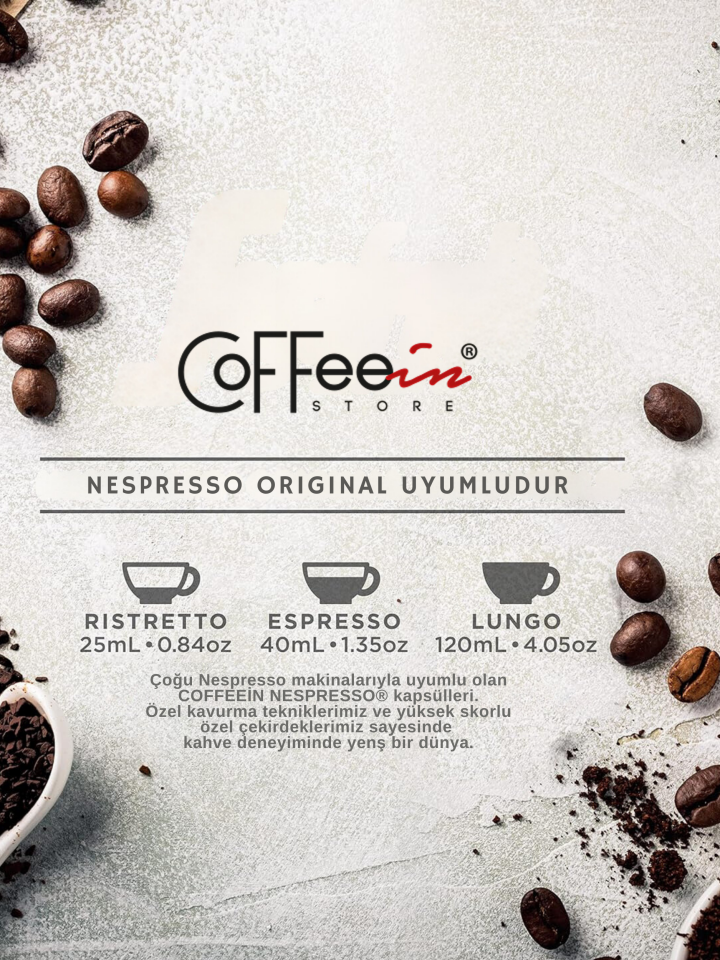 Coffeein Darkin Lungo Kapsül Kahve 10 Adet – görsel 8