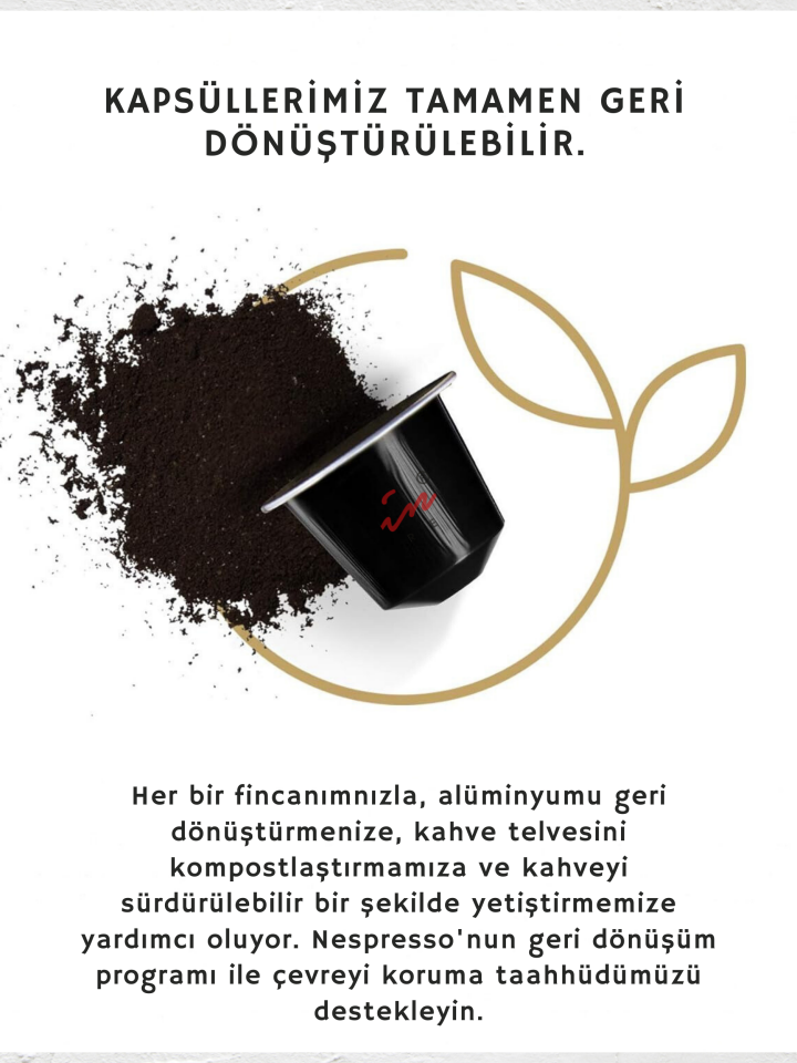 Coffeein Primein Espresso Kapsül Kahve 10 Adet – görsel 2