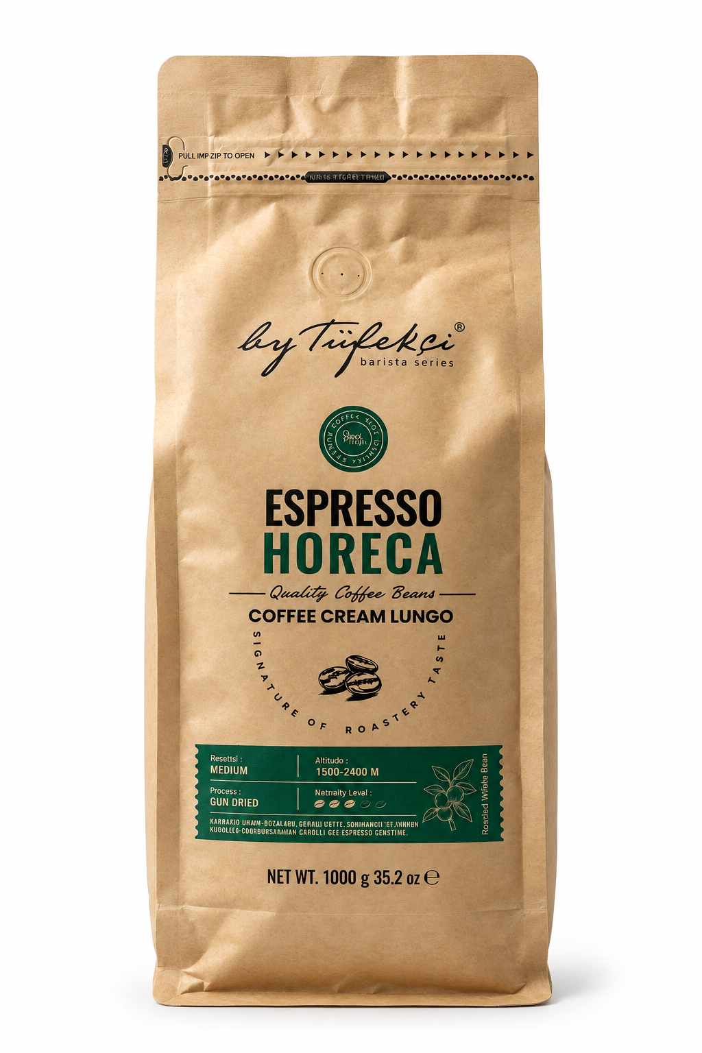 By Tüfekçi Espresso Horeca Çekirdek Kahve 1 kg