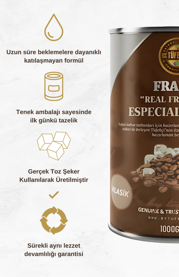 By Tüfekçi Klasik Frappe 1000 g – görsel 3