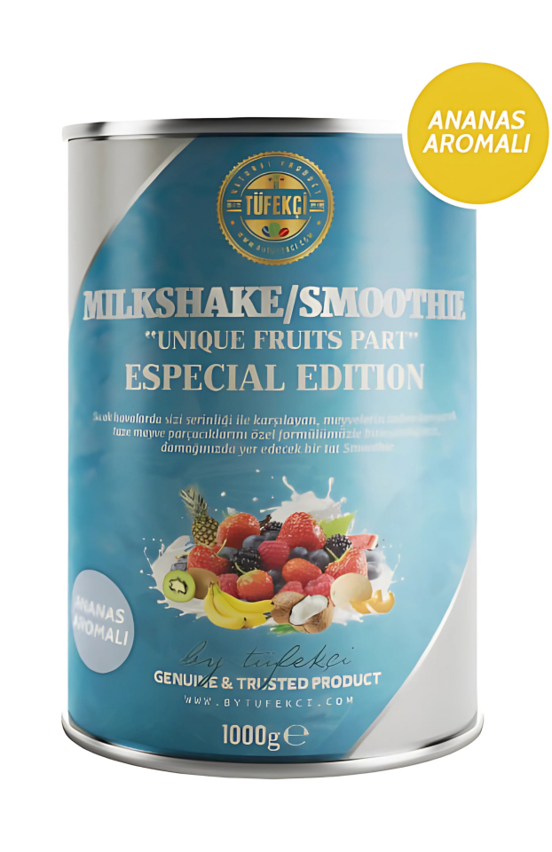 By Tüfekçi Ananas Aromalı Milkshake-Smoothie Tozu 1 kg