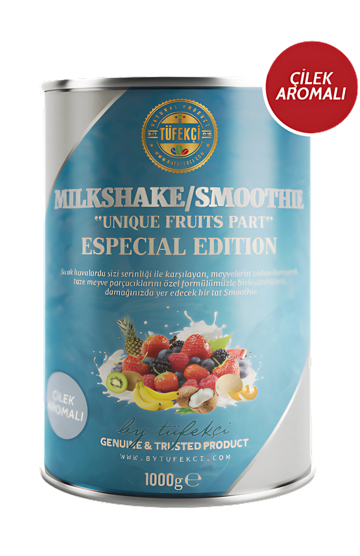 By Tüfekçi Çilek Aromalı Milkshake-Smoothie Tozu 1 kg