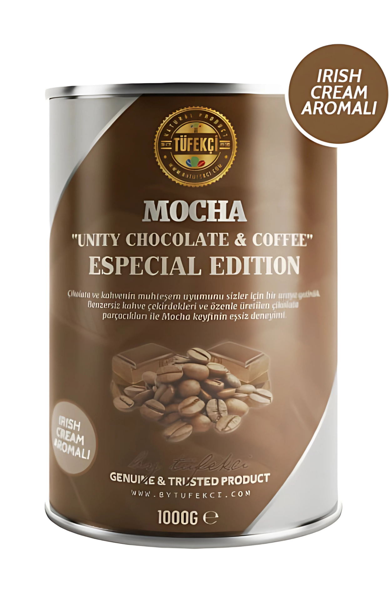 By Tüfekçi Irish Cream Mocha Hazır İçecek Tozu – 1000 g
