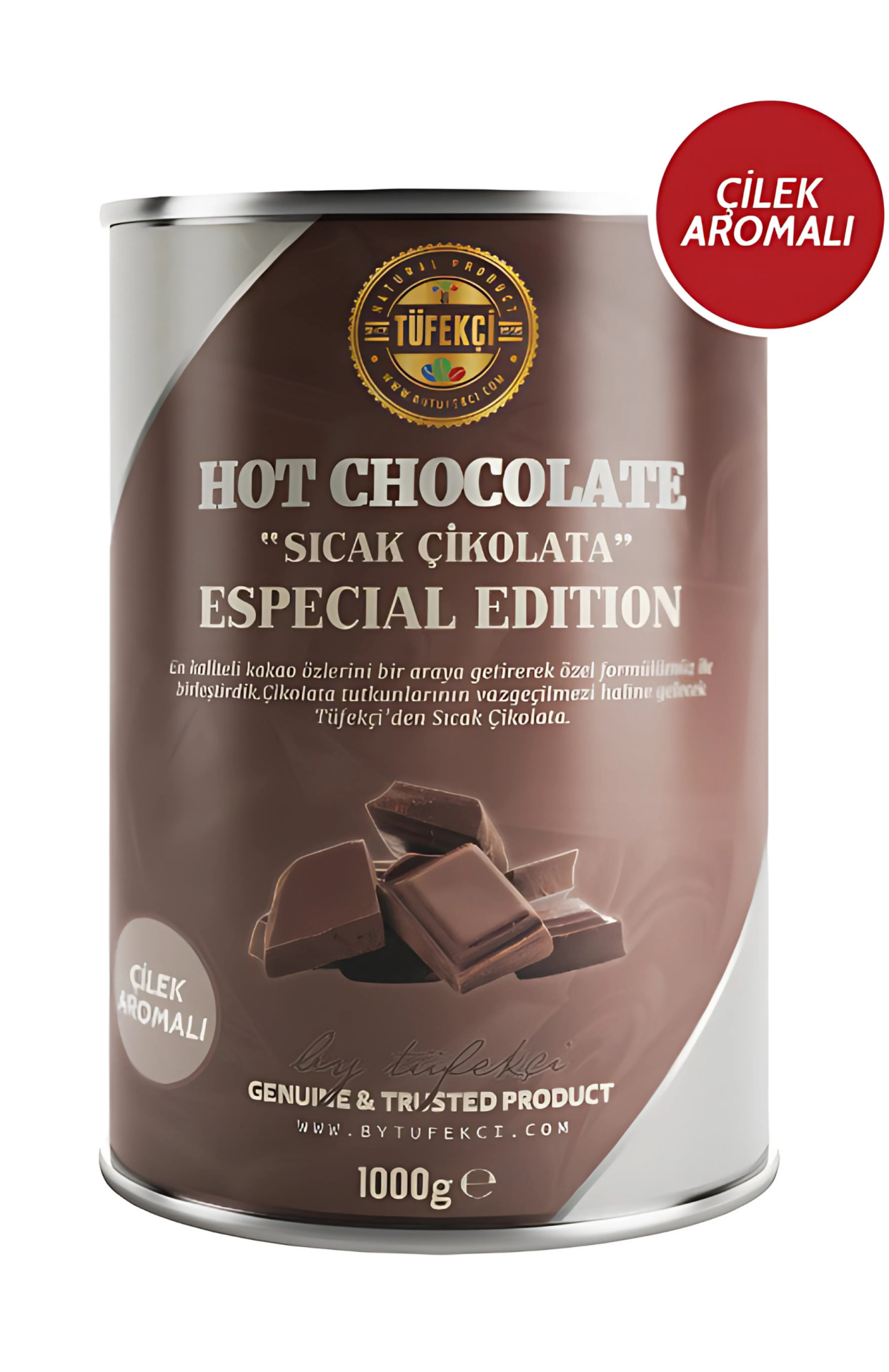 By Tüfekçi Çilekli Sıcak Çikolata – 1000 g