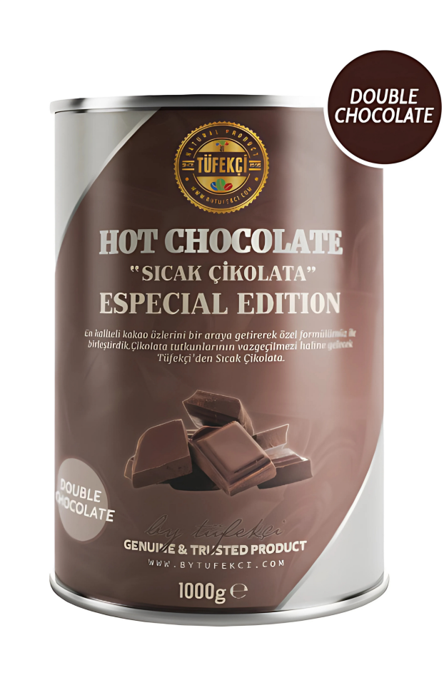 By Tüfekçi Double Chocolate Sıcak Çikolata – 1000 g