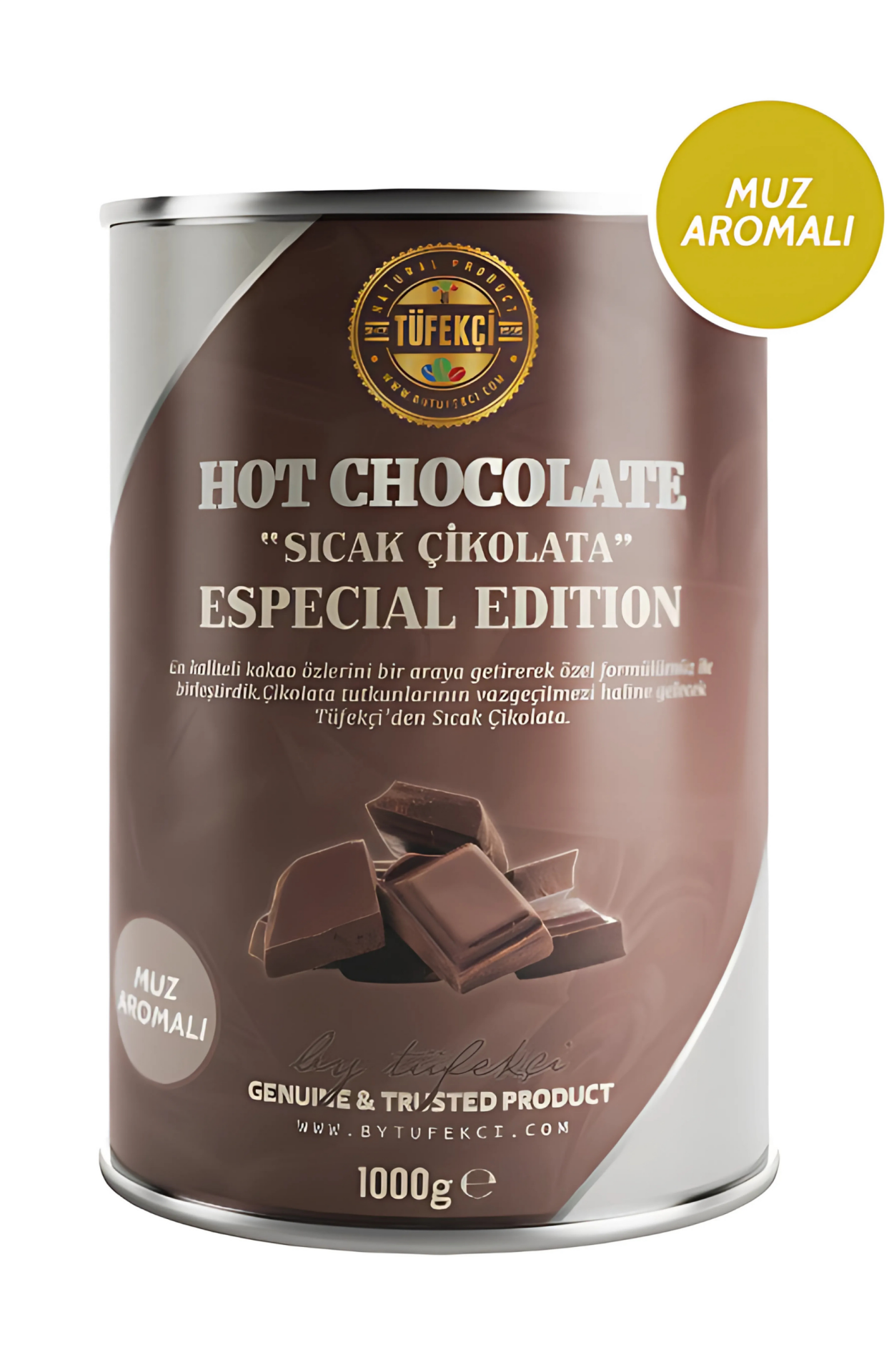By Tüfekçi Muz Sıcak Çikolata – 1000 g