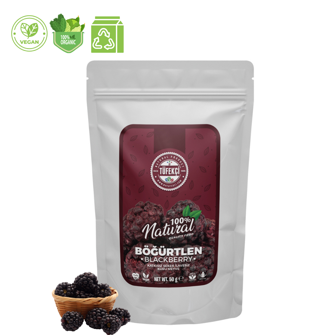 By Tüfekçi Freeze Dry Bütün Böğürtlen Kurusu – 50 g