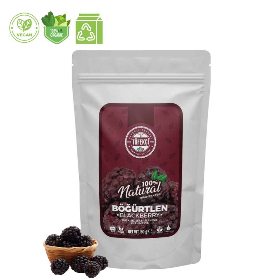 By Tüfekçi Freeze Dry Bütün Böğürtlen Kurusu – 50 g