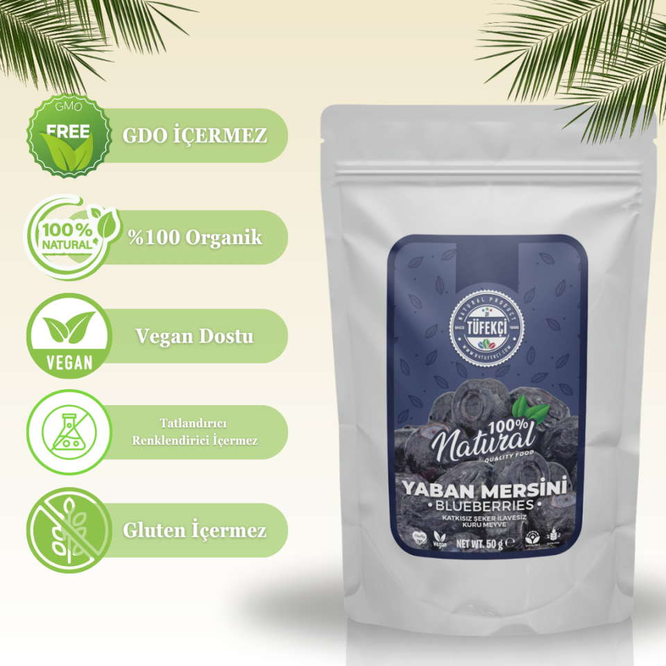 By Tüfekçi Freeze Dry Yaban Mersini Kurusu – 50 g – görsel 2