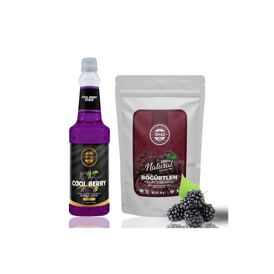 By Tüfekçi Berry Hibiskus Konsantresi 6X750 ml Ve Böğürtlen Kurusu 2X50 g (100 g)