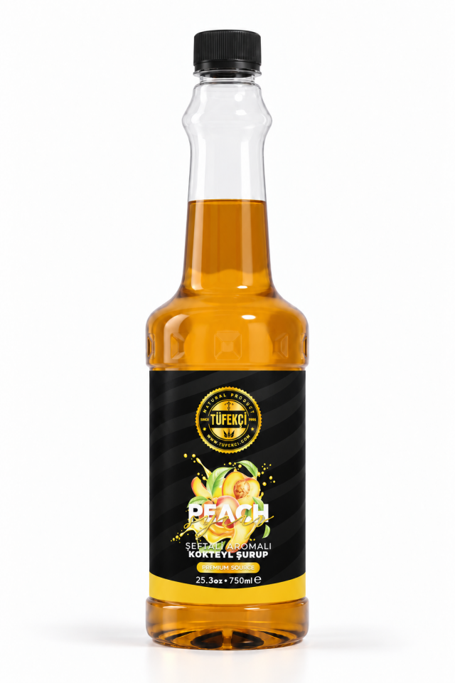 By Tüfekçi Şeftali Şurubu 750 ml
