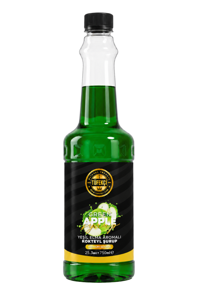 By Tüfekçi Yeşil Elma Şurubu 750 ml