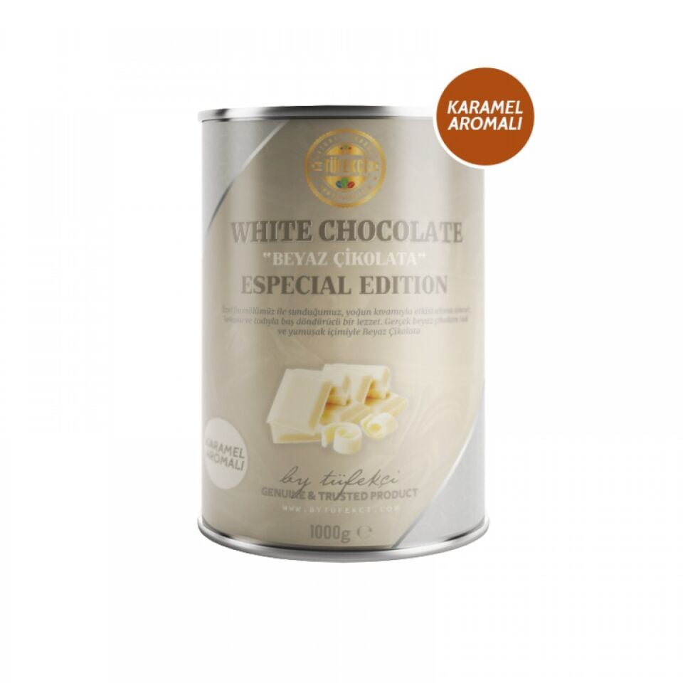 By Tüfekçi Karamel Aromalı Beyaz Çikolata 1000 g