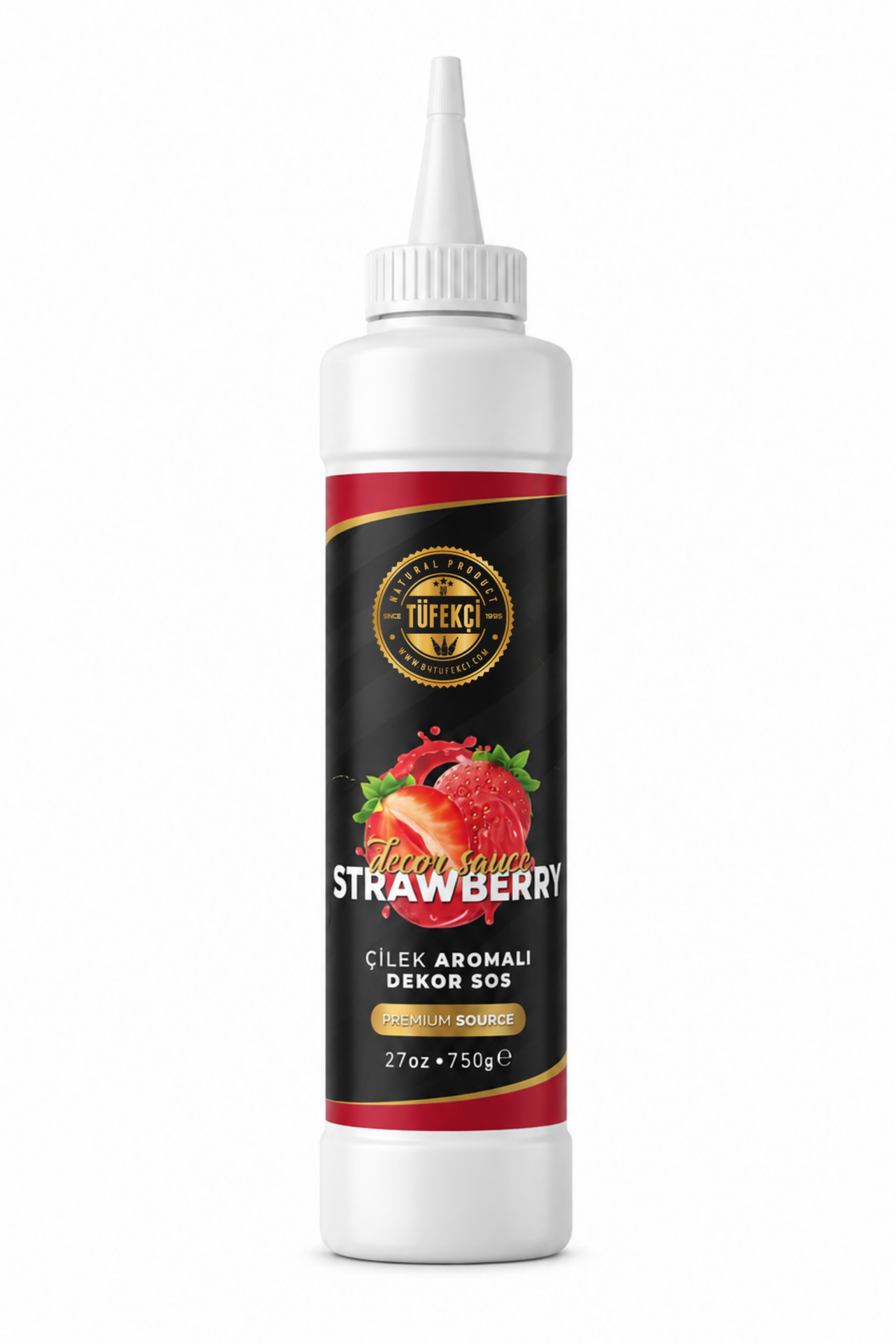By Tüfekçi Çilek Aromalı Dekor Sos 750 g