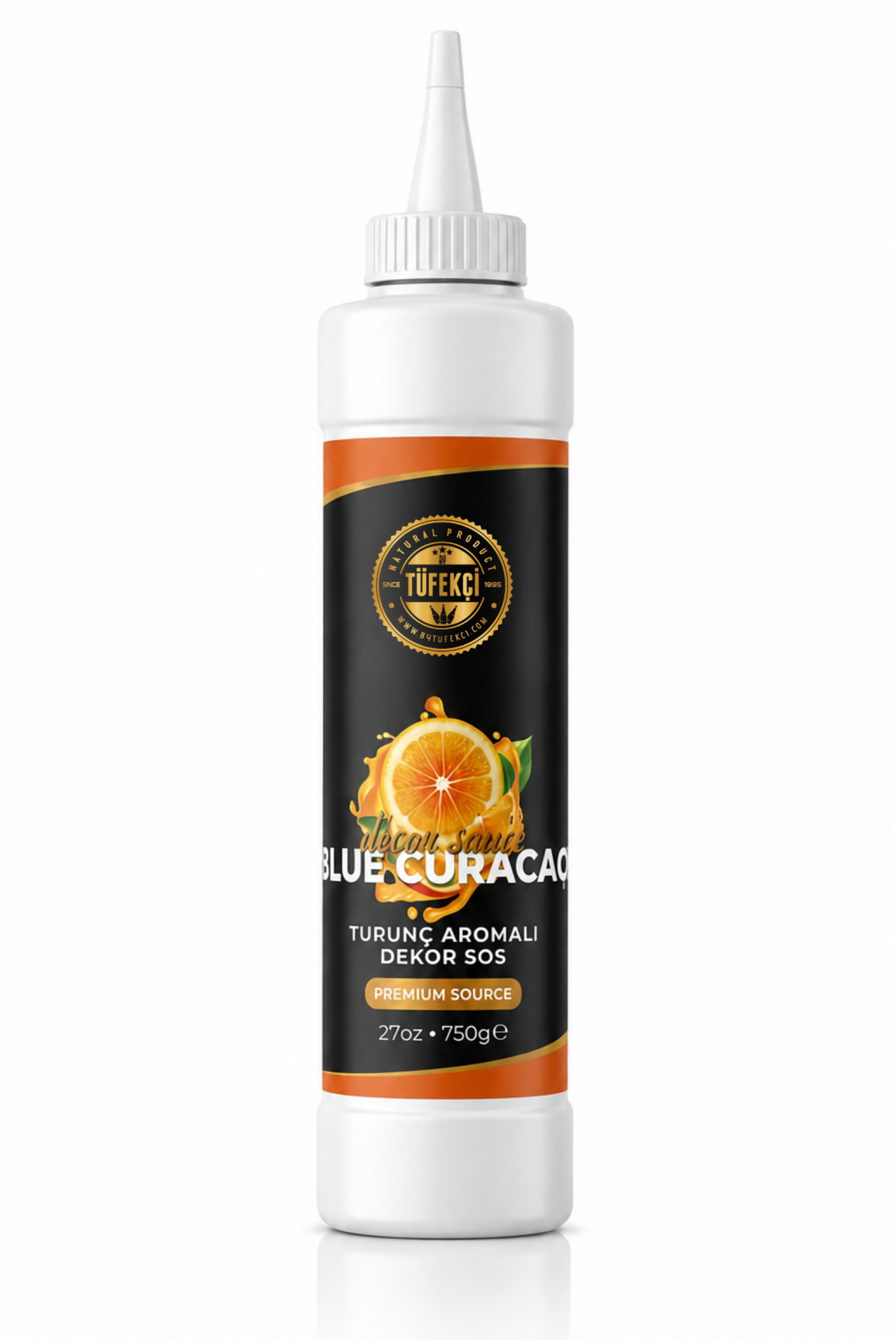 By Tüfekçi Turunç Aromalı Dekor Sos (Blue Curaçao) 750 g