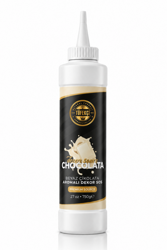 By Tüfekçi Beyaz Çikolata Aromalı Dekor Sos 750 g