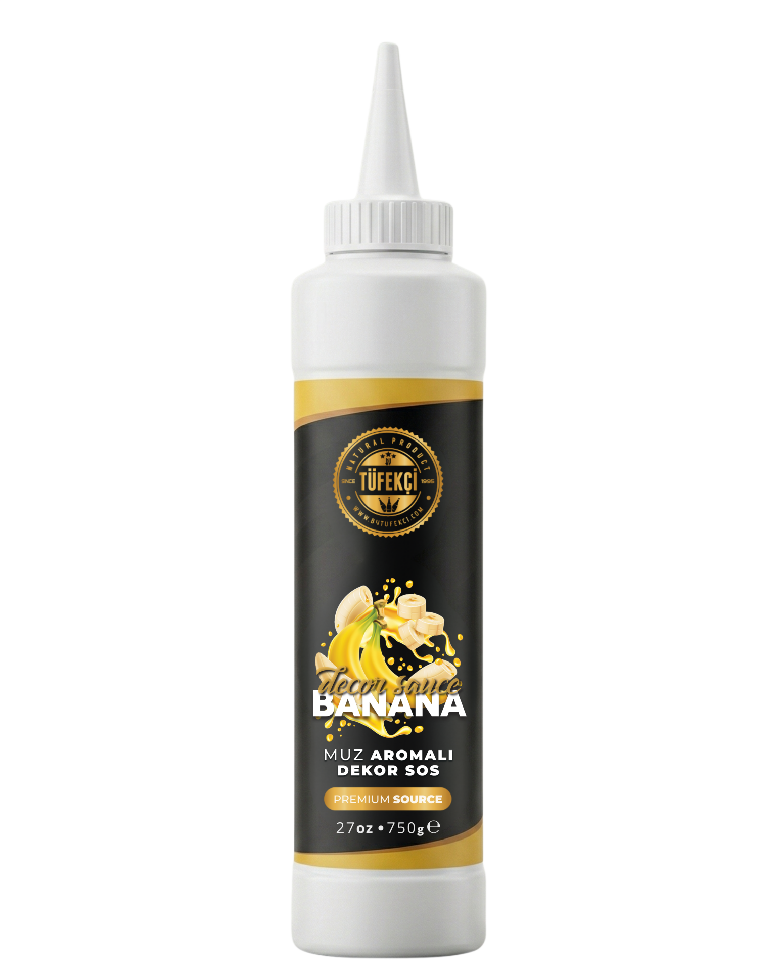 By Tüfekçi Muz Aromalı Dekor Sos 750 g