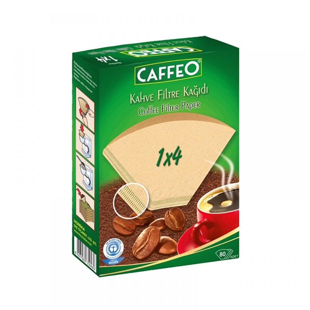 Caffeo Filtre Kahve Kağıdı 4 Numara 80 Adet