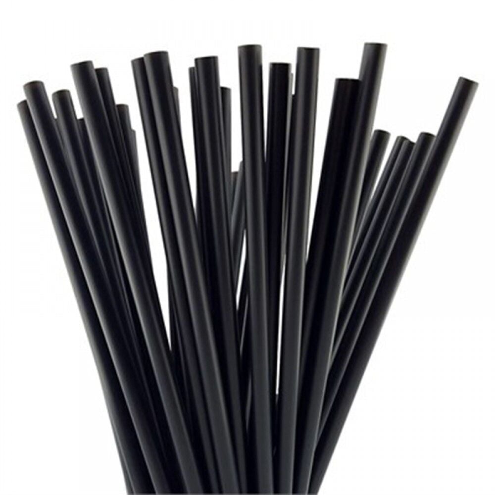 Coffeein Burger Frozen Pipet Siyah 22 cm – 100 Adet