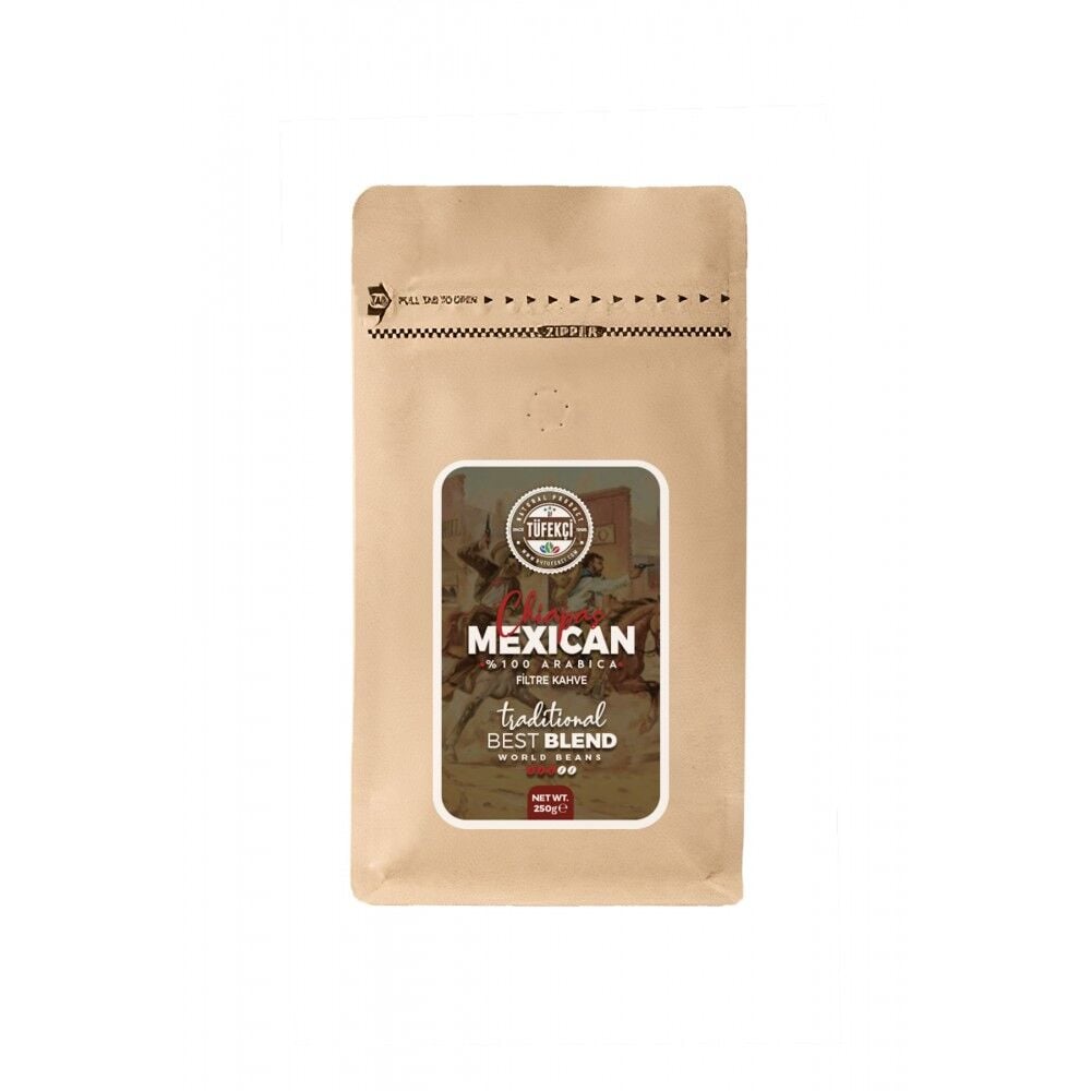 By Tüfekçi 250 g Mexican Chiapas Filtre Kahve (filtre Kahve Makinesı Uyumlu)