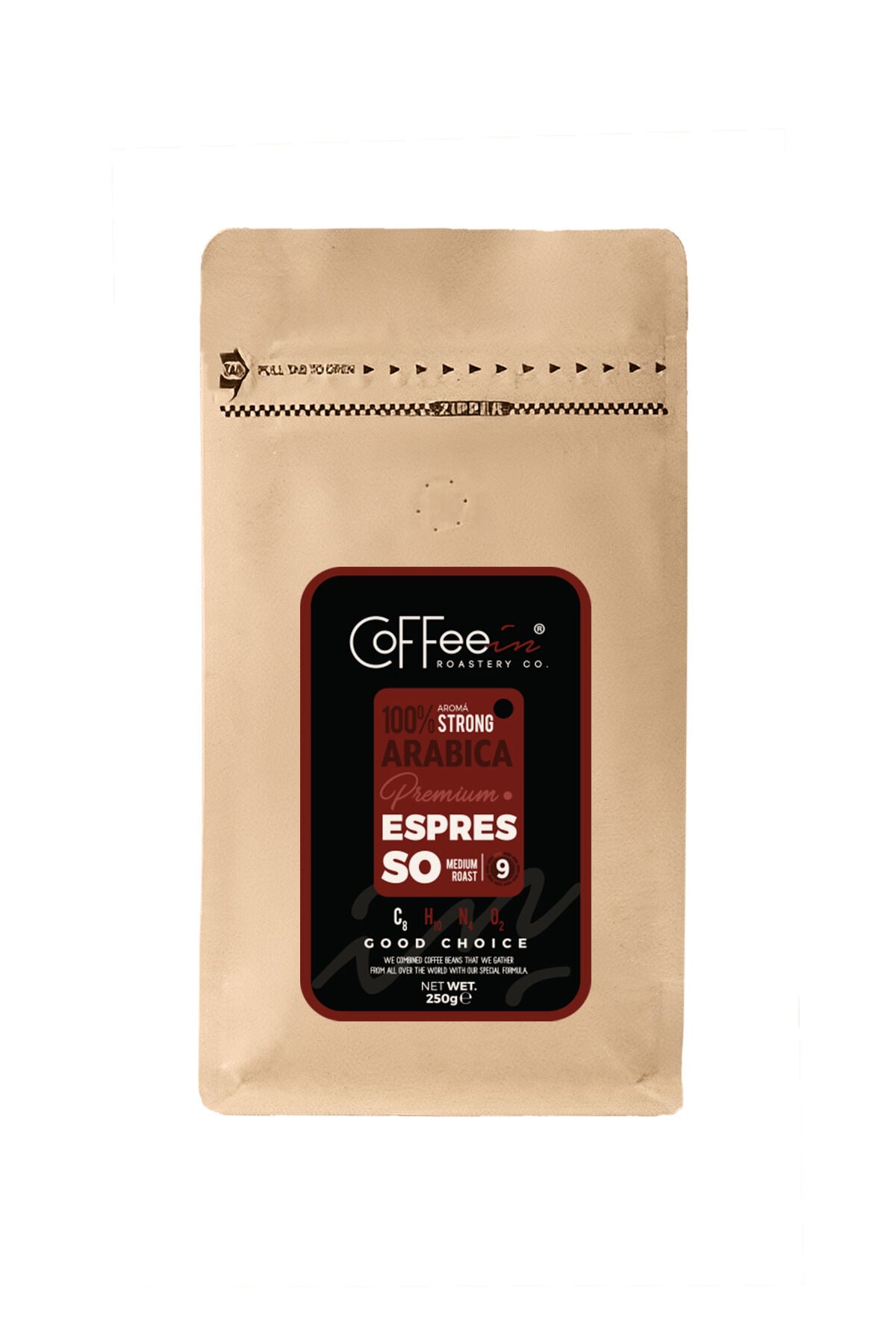 Coffeein Espresso Premium Çekirdek Kahve 250 g