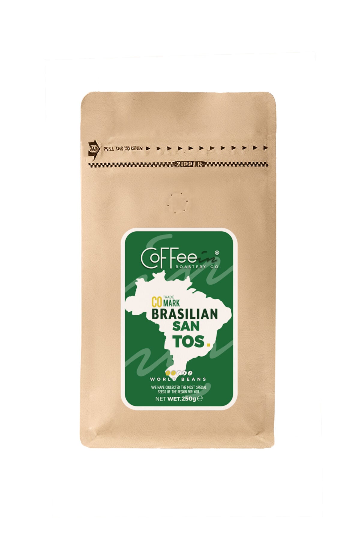 Coffeein Brasilian Santos Filtre Kahve 250 g