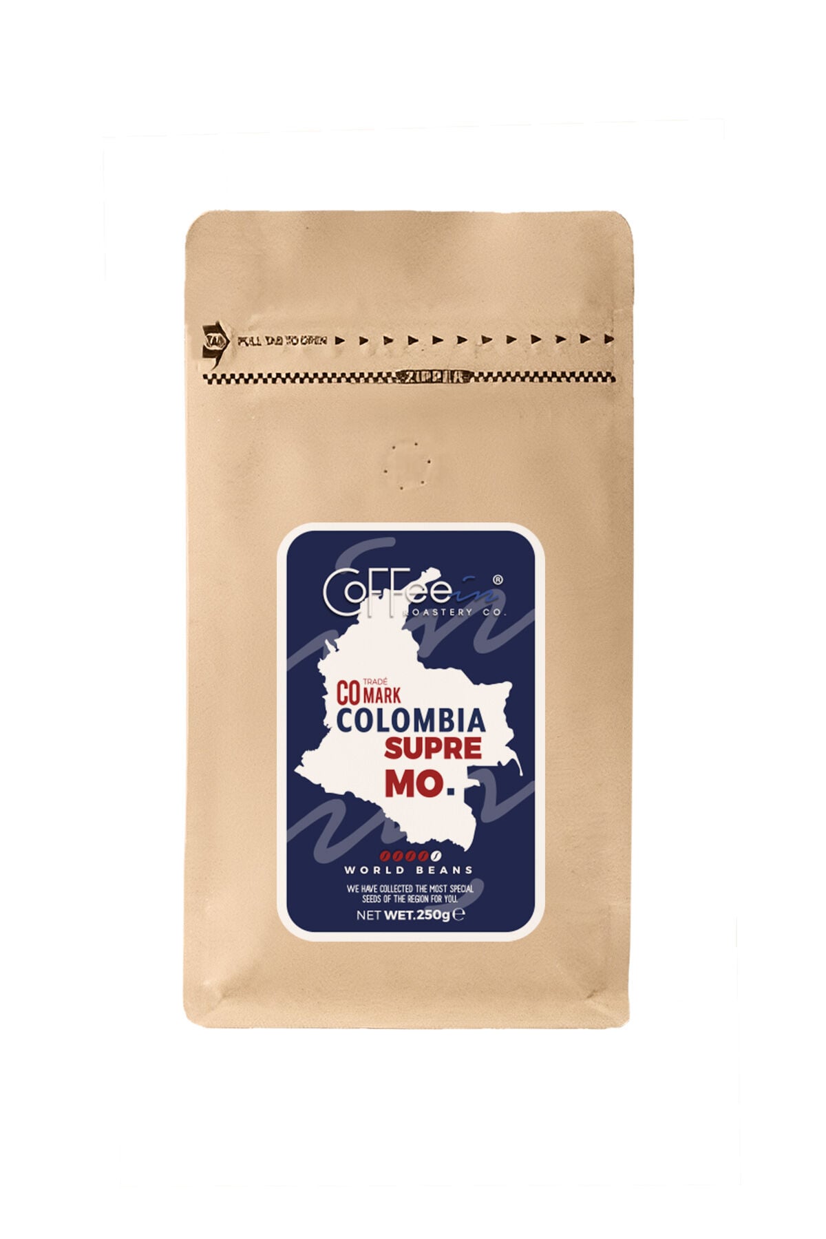 Coffeein Colombian Supremo Yöresel Filtre Kahve 250 g