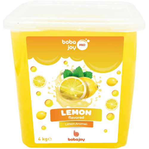 Bobajoy PRO Limon Aromalı Popping Boba 4 kg