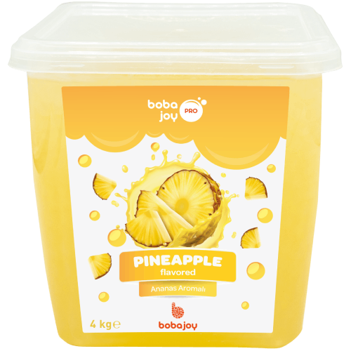 Bobajoy PRO Ananas Aromalı Popping Boba 4 kg