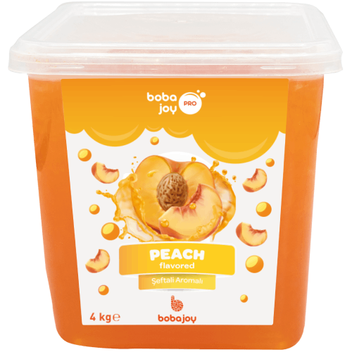 Bobajoy PRO Şeftali Aromalı Popping Boba 4 kg