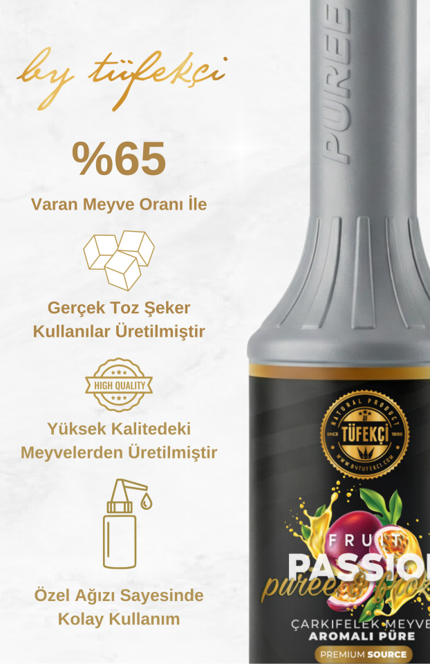 By Tüfekçi Premium Mango Meyve Püresi 1150 g – görsel 2