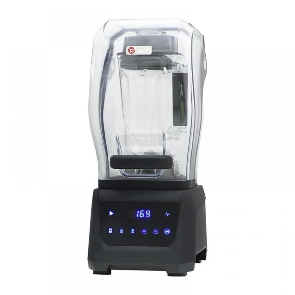 Gtech SP1180D Dijital Bar Blender, Gürültü Önleyici Kapaklı, 5 Programlı, 2.5 L, 1680 W, Siyah