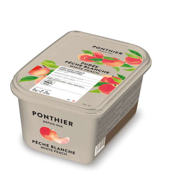 Ponthier Donuk Beyaz Şeftali Püresi 1 kg