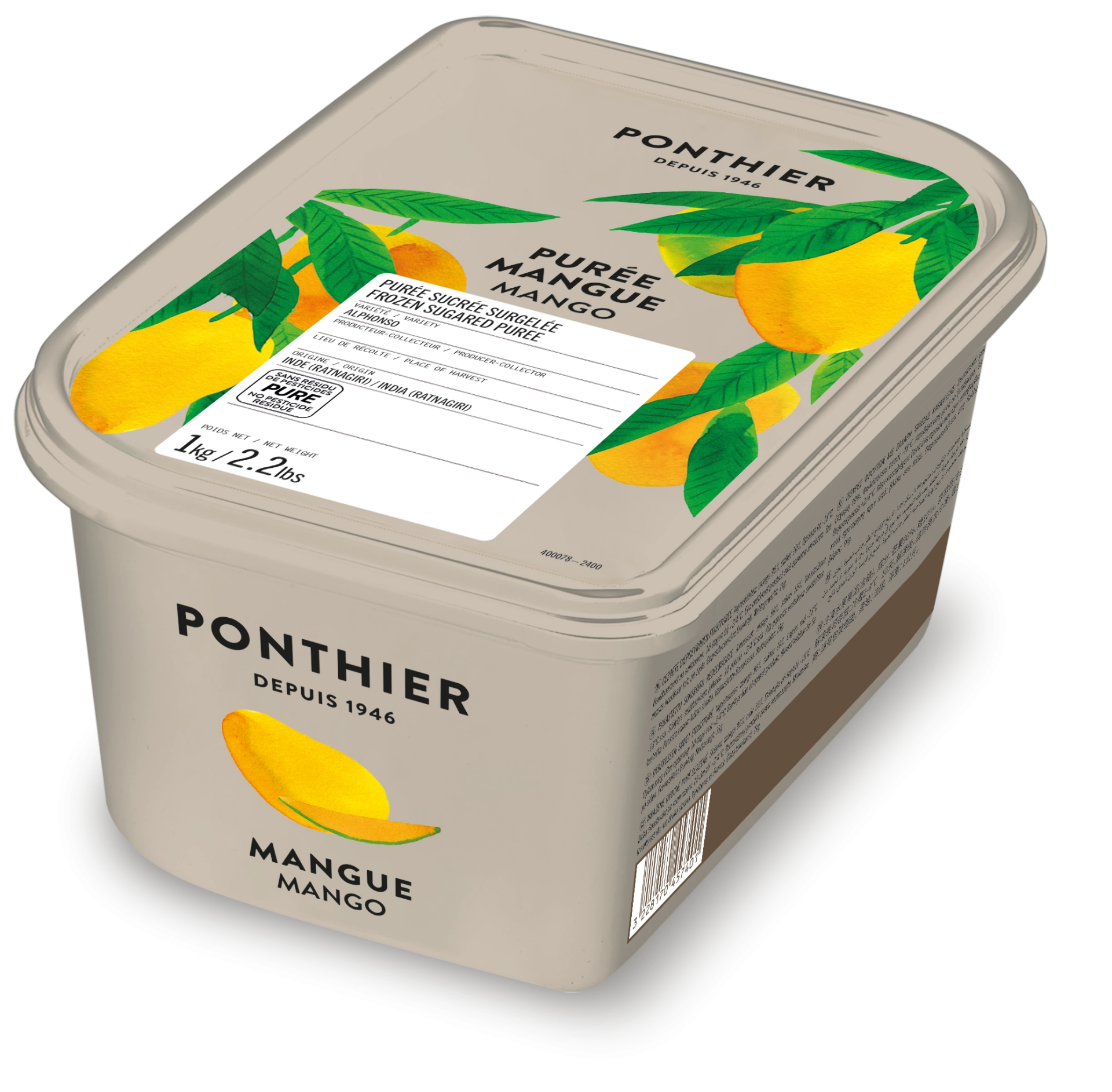 Ponthier Donuk Mango Püresi 1 kg