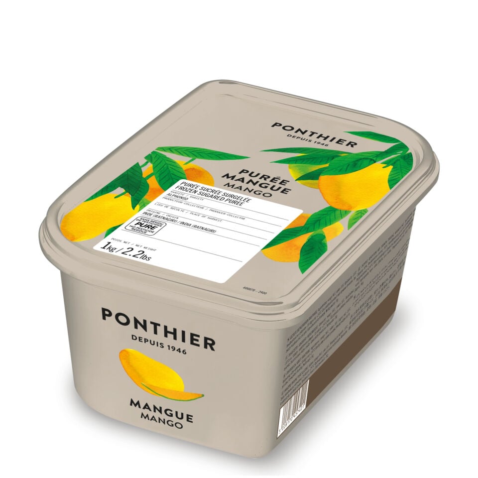 Ponthier Donuk Mango Püresi 1 kg – görsel 2