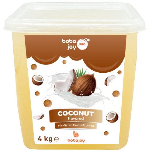 Bobajoy PRO Hindistan Cevizi Aromalı Popping Boba 4 kg