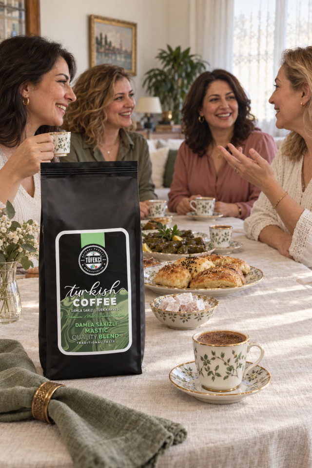 By Tüfekçi Damla Sakızlı Türk Kahvesi 500 g Poşet