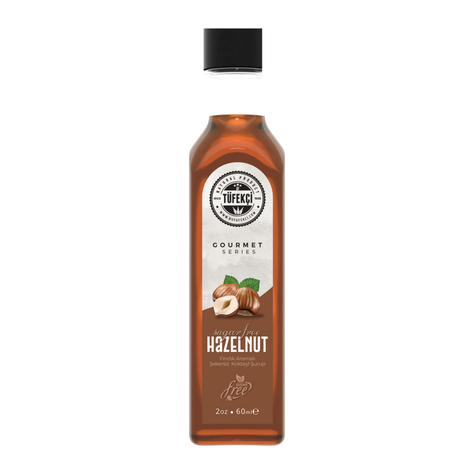 By Tüfekçi Şekersiz Fındık Şurubu 60 ml