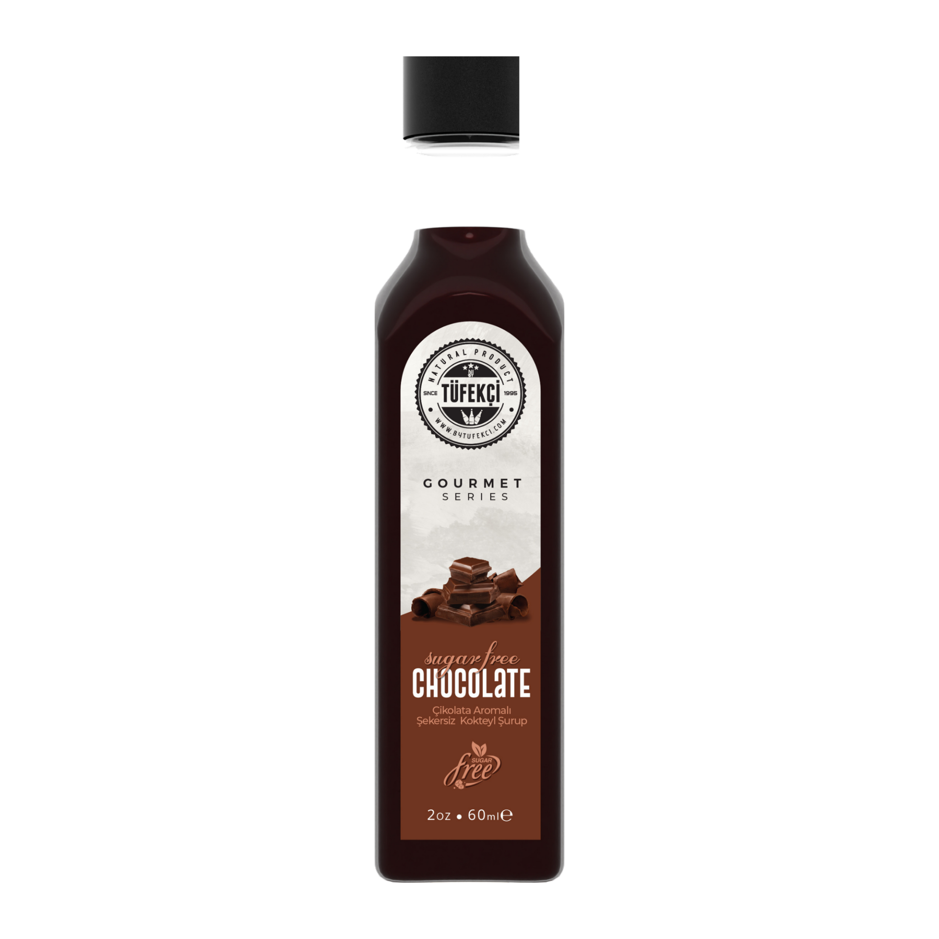 By Tüfekçi Şekersiz Çikolata Şurubu 60 ml