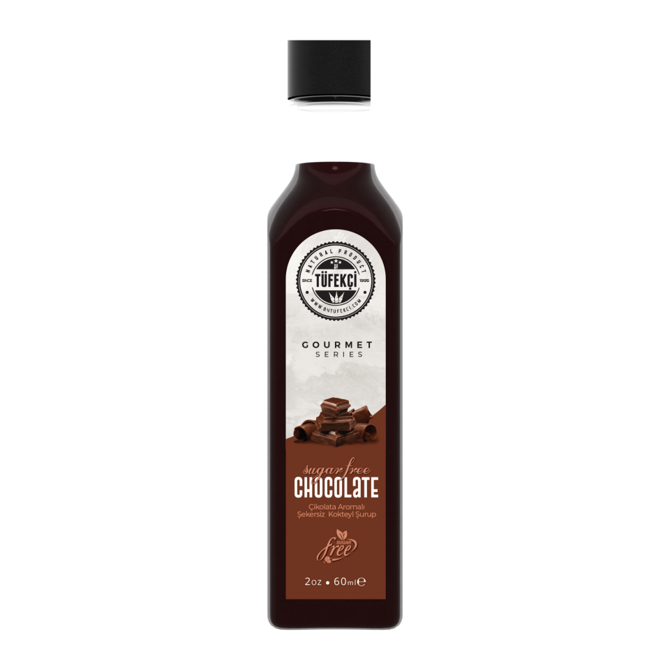 By Tüfekçi Şekersiz Çikolata Şurubu 60 ml
