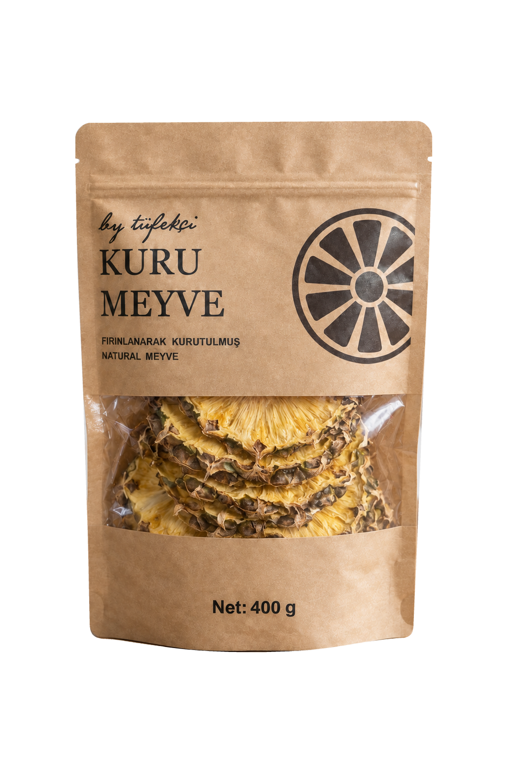 By Tüfekçi Kurutulmuş Ananas 400 g